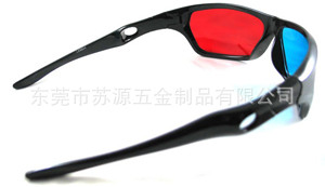 【红蓝颜色互补立体3D眼镜】价格,厂家,图片,其他家电附件与配件,东莞市可丽儿三维光电科技-